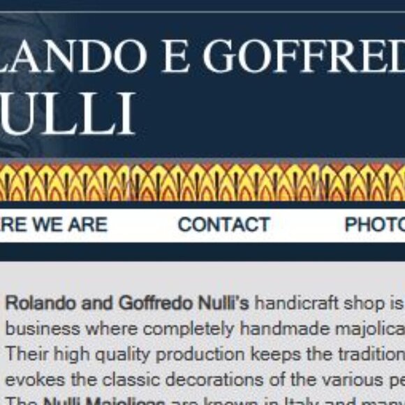 Maioliche Nulli Deruta Italy Majolica Wall Planter EUC - Picture 9 of 9